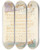 Triptych art skateboard deck of William Blake Visions Of The Daughters Of Albion Pl 03 by William Blake (1757-1827)