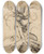 Triptych art skateboard deck of Workshop Of Hans Holbein The Elder St George Fighting The Dragon by Workshop of Hans Holbein the elder (1460-1524)