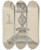 Triptych art skateboard deck of Michael Fenga Silver Snuffer Stand by Michael Fenga (20-)