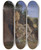 Triptych art skateboard deck of Thodore Caruelle Daligny Landscape With A Cave_2 by Thodore Caruelle d'Aligny (1798-1871)