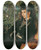 Triptych art skateboard deck of Anton Romako Mathilde Stern Geb Porges by Anton Romako (1832-1889)