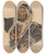 Triptych art skateboard deck of Alexandre Jacovleff Cheikh Sattane Chef De La Tribu Haddidine Palmyre by Alexandre Jacovleff (1887-1938)
