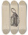 Triptych art skateboard deck of Roy Weber Lantern_2 by Roy Weber