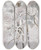 Triptych art skateboard deck of Pekka Halonen Snowdecked Pine by Pekka Halonen (1865-1933)