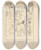 Triptych art skateboard deck of Jean De Bosschre Jan And The Three Students by Jean de Bosschre (1878-1953) Triptych art skateboard deck of Jean De Bosschre Jan And The Three Students by Jean de Bosschre (1878-1953)