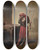 Triptych art skateboard deck of Jeanlon Grme Arnaut Drinking by Jean-Lon Grme (1824-1904)