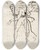 Triptych art skateboard deck of David Humbert De Superville Bebaarde Man Die Zich Voorover Buigt by David Humbert De Superville (1770-1849)