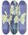 Triptych art skateboard deck of Lafayette F Cargill Madonna Lily by Lafayette F Cargill (20-)