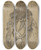 Triptych art skateboard deck of Italian 17Th Or 18Th Century Door Knocker With Tritonnereid And Putti by Italian 17th or 18th Century