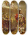 Triptych art skateboard deck of Jacques Sablet The Death Of Pallas_2 by Jacques Sablet (1749-1803)