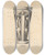 Triptych art skateboard deck of Placido Columbani At Rome_1 by Placido Columbani (1744-1801)