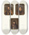 Triptych art skateboard deck of Fedor Grigoryevich Solntsev Portrety Tsaria Ioanna Alekseevicha Tsarevny Margarity Alekseevny Tsaritsy Evdokii Feodorovny by Fedor Grigoryevich Solntsev (1801-1892)