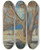 Triptych art skateboard deck of Zolo Palugyay Study Of A Bare Tree In The Winter by Zolo Palugyay (1898-1935)