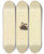 Triptych art skateboard deck of James Bolton Icons Fungorum Circa Halifax Sponte Nascentium Pl098 by James Bolton (1735-1799)