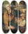Triptych art skateboard deck of Louisgabriel Blanchet Portraitof Charles Claude Flahault De La Billarderie Comte Dangiviller 17301810 by Louis-Gabriel Blanchet (1705-1772)