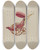 Triptych art skateboard deck of Walter W Jennings Doll Carriage_1 by Walter W Jennings
