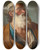 Triptych art skateboard deck of Roman School Saint Peter by Roman School