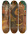 Triptych art skateboard deck of Albert Besnard Sur Le Pont De Trichinopoly Inde by Albert Besnard (1849-1934)