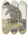 Triptych art skateboard deck of Jan Brandes Ceylons Eekhoorntje by Jan Brandes (1743-1808)