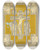 Triptych art skateboard deck of Fedor Grigoryevich Solntsev Oklad Rukopisnago Evangeliia Vilikago Kniazia Simeona Ioannovicha Gordago 1344 G by Fedor Grigoryevich Solntsev (1801-1892)