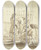 Triptych art skateboard deck of Pierre Subleyras Mass Reading Priest by Pierre Subleyras (1699-1749)