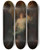Triptych art skateboard deck of Henri Fantinlatour Le Jugement De Pris by Henri Fantin-Latour (1836-1904)