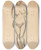 Triptych art skateboard deck of Ludvig Karsten Stende Kvinneakt_4 by Ludvig Karsten (1876-1926)