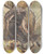 Triptych art skateboard deck of Zolo Palugyay Mower by Zolo Palugyay (1898-1935)