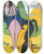 Triptych art skateboard deck of Ernst Ludwig Kirchner Female Rider by Ernst Ludwig Kirchner (1880-1938)