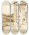 Triptych art skateboard deck of David Humbert De Superville Florence Gebouw En Muur Met Heuvels Op De Achtergrond by David Humbert De Superville (1770-1849)
