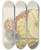 Triptych art skateboard deck of Jan Brandes Ananas_3 by Jan Brandes (1743-1808)