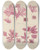 Triptych art skateboard deck of Walter Hood Fitch Cryptogamic Botany Of The Antarctic Voyage Of Hm Discovery Ships Erebus And Terror In The Years 1839 Pl15 by Walter Hood Fitch (1817-1892)