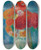 Triptych art skateboard deck of William James Glackens Still Life With Lilies by William James Glackens (1870-1938)