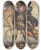 Triptych art skateboard deck of Arthur Rackham To My Hammers Swing Hitherward Sweep Vapours And Fogs by Arthur Rackham (1867-1939)