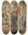 Triptych art skateboard deck of Carl Haag Dance Of The Almeh by Carl Haag (1820-1915)