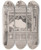 Triptych art skateboard deck of James Lambert Of Lewes The Monument Of Thomas Fiennes by James Lambert Of Lewes (1725-1788)