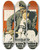 Triptych art skateboard deck of Ludwig Hohlwein Tonhalle Ausstellung Von Arbeiten Der In Der Schweiz Internierten Deutschen Kriegsgefangenen by Ludwig Hohlwein (1874-1949)