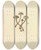 Triptych art skateboard deck of James Bolton Icons Fungorum Circa Halifax Sponte Nascentium Pl143 by James Bolton (1735-1799)