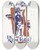 Triptych art skateboard deck of Leo Gestel Ontwerp Voor Boekband Van De Kleine Rudolf Door Aart Van Der Leeuw_2 by Leo Gestel (1881-1941)