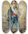 Triptych art skateboard deck of Etienne Carjat Portraitcharge De Jules Miot 18101883 Homme Politique by Etienne Carjat (1828-1906)