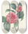 Triptych art skateboard deck of Pierre Joseph Redout Choix Des Plus Belles Fleurs Pl 018 by Pierre Joseph Redoute (1759-1840)