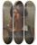 Triptych art skateboard deck of Adolph Tidemand Figure Study For Christian Iv Founding Christiania by Adolph Tidemand (1814-1876)