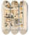 Triptych art skateboard deck of Jean De Bosschre The Keg Moved As If It Had Legs by Jean de Bosschre (1878-1953)