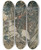 Triptych art skateboard deck of Arthur Rackham He Held Up The Gold Piece Crying At Each Leap Of His False Gold False Coin False Coin by Arthur Rackham (1867-1939)