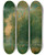 Triptych art skateboard deck of Julian Alden Weir Pan And The Wolf by Julian Alden Weir (1852-1919)