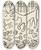 Triptych art skateboard deck of Josef Apek I Had A Dog And A Cat Pl 13 by Josef apek (1887-1945)