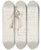 Triptych art skateboard deck of Paul Gavarni Bohemienne by Paul Gavarni (1804-1866)