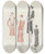 Triptych art skateboard deck of J Dory Art Got Beaut P12 by J Dory