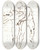 Triptych art skateboard deck of David Humbert De Superville Bebaarde Man Geleidt Een Jongeling by David Humbert De Superville (1770-1849)