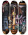 Triptych art skateboard deck of Max Beckmann Still Life With Two Large Candles by Max Beckmann (1884-1950)